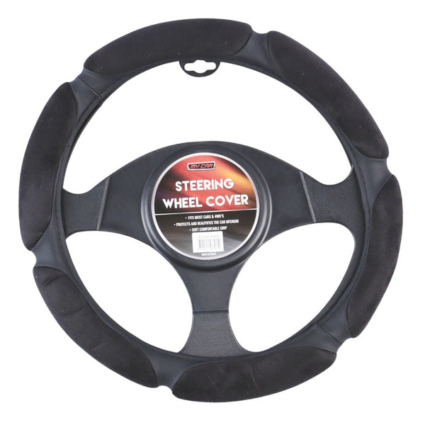 Arizona Steering Wheel Cover PU Black