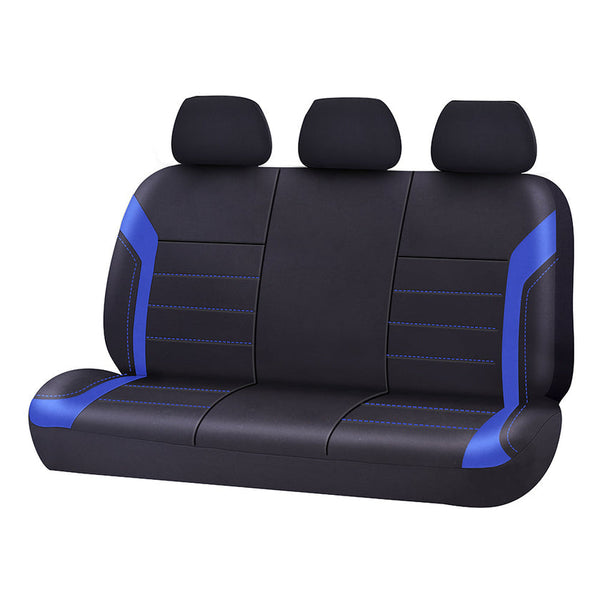 Universal 06 Rear + 3 Headrest + Split/Armrest/Bolsters  BLACK/BLUE Ultra Light Neoprene BLACK Ultra Light NEOPRENE