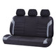 Universal 06 Rear + 3 Headrest + Split/Armrest/Bolsters  BLACK/GREY Ultra Light Neoprene BLACK Ultra Light NEOPRENE