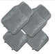 Matrix CARPET RUBBER UNIVERSAL 4 Pieces GREY 5122G